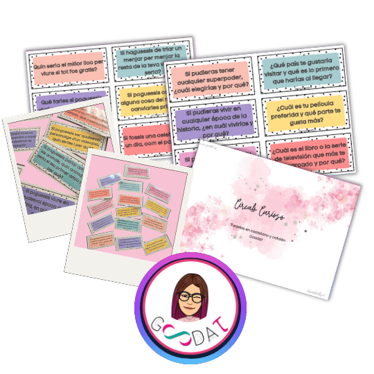 006.1. Dinámica grupal con tarjetas - Círculo curioso