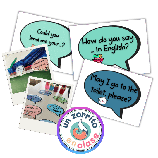 056.1. Question anchor chart para clases de inglés