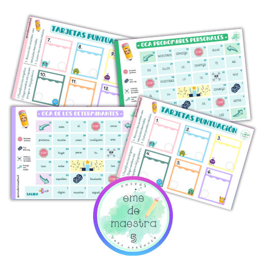 070.1. Pack tableros gramaticales editables