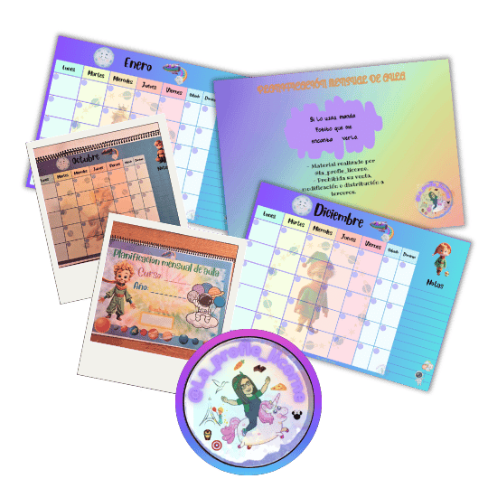 087.1 - Planificación mensual de aula con el principito
