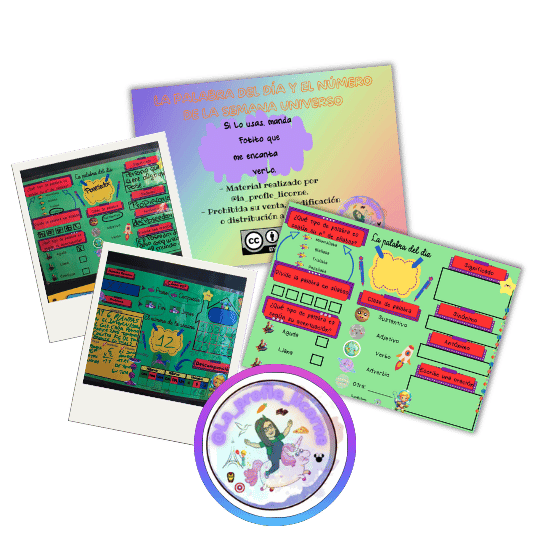 087.6. Pack con la palabra del día y el número de la semana