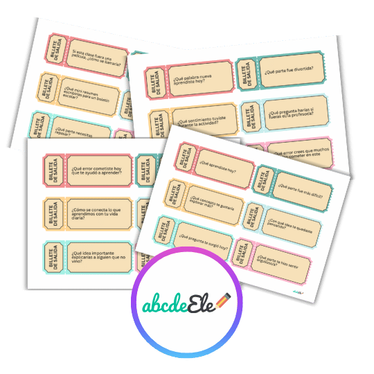 120.4. Tickets de salida (Exit tickets) para la reflexión emocional y la autoevaluación