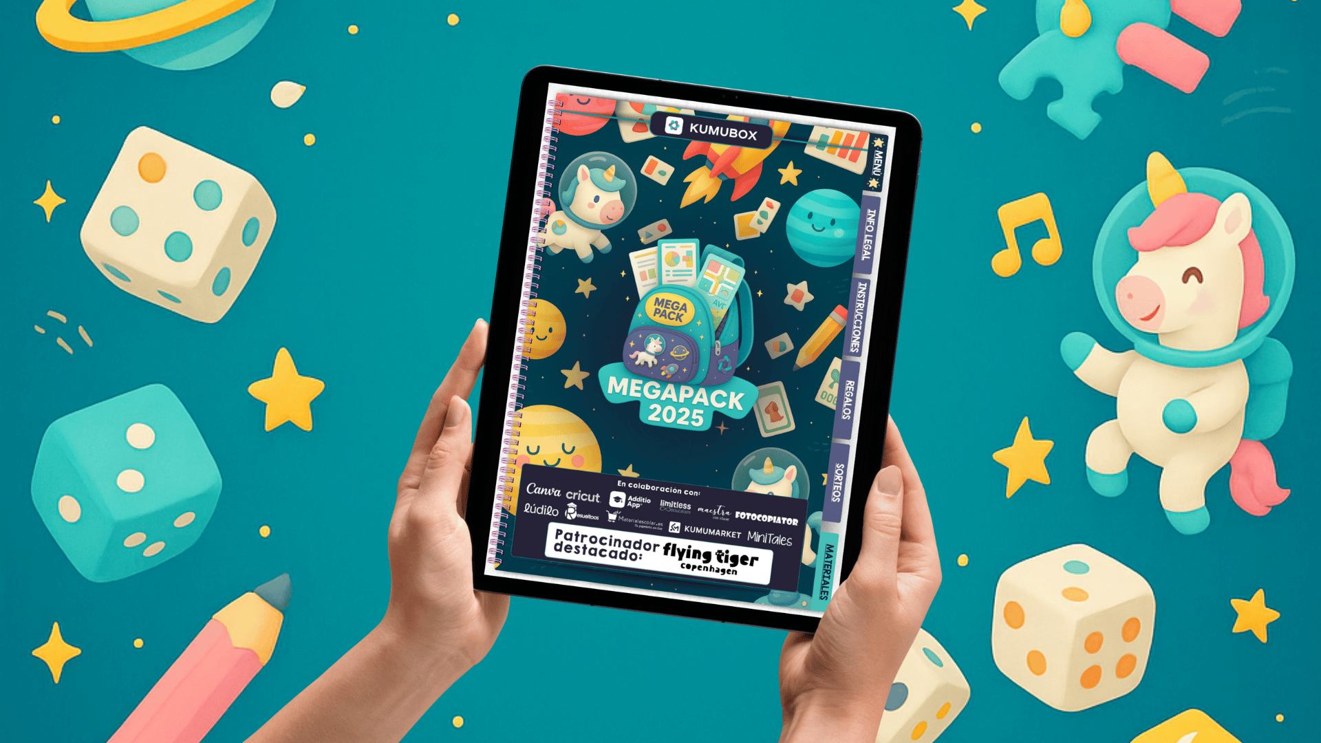 Hazte con tu bundle de recursos Megapack 2025 y recoge ideas para llevar estos recursos al aula.