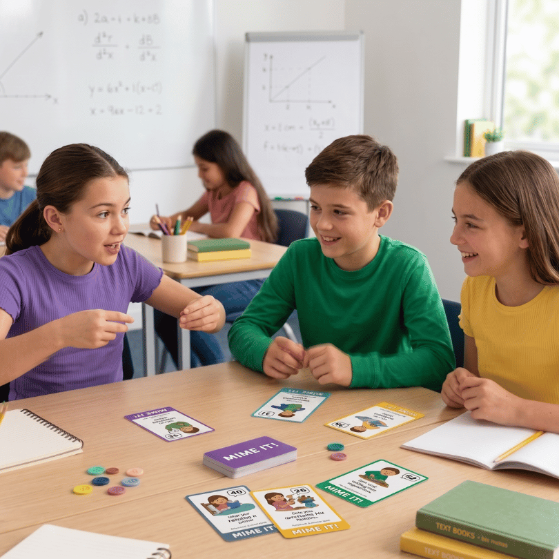 Descarga el recurso "Presente Continuo - MIME IT!", un divertido juego manipulativo de cartas de mímica para trabajar estructuras gramaticales y vocabulario
