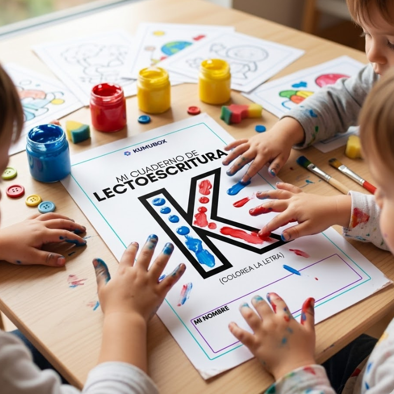 este cuadernillo individual de lectoescritura está diseñado para trabajar la letra k con niños y niñas de infantil segundo ciclo contiene 10 páginas fotocopiabl...