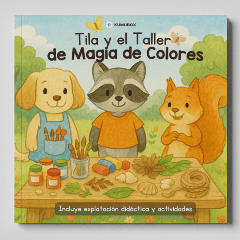 Cuento infantil para trabajar la expresión plástica y visual a través de los colores, fomentando la creatividad, la educación emocional y la sensibilidad