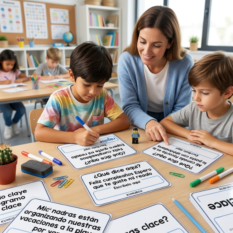este recurso incluye 18 tarjetas interactivas diseñadas para trabajar la concienciación léxica en alumnado con dislexia cada tarjeta presenta una frase parcialm...
