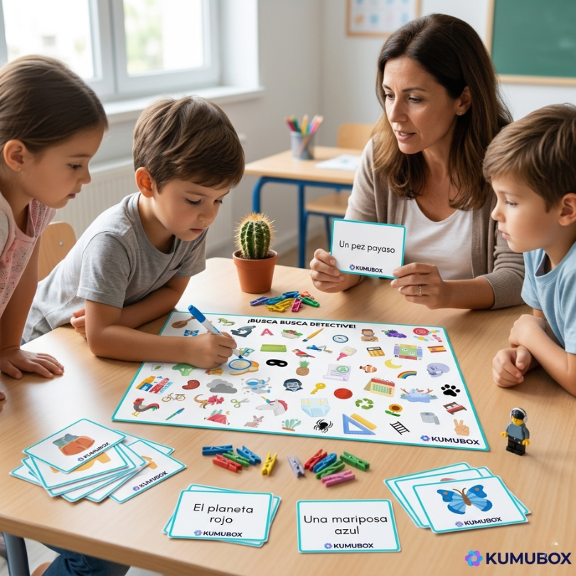 jugando a los detectives  tdah es un material didáctico diseñado para fomentar la concentración y la autonomía en alumnos con trastorno por déficit de atención...