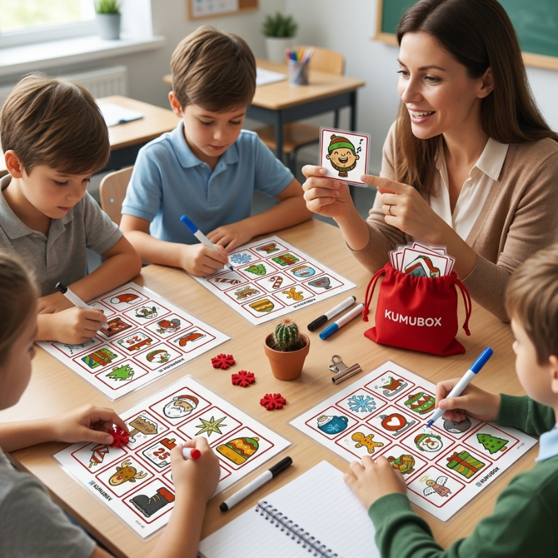 este bingo navideño es un recurso educativo diseñado para trabajar conceptos relacionados con la navidad de una manera lúdica y cooperativa incluye 30 tableros...