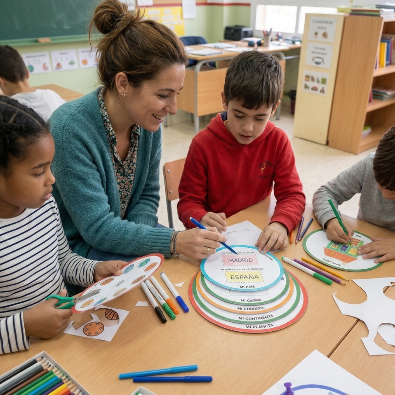 minilibro didáctico para trabajar la ubicación personal en el planeta a través de actividades interactivas los estudiantes descubrirán su lugar en el mundo desd...