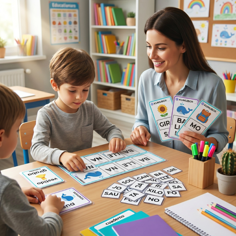 este recurso educativo consiste en un conjunto de 24 tarjetas con palabras para trabajar la conciencia silábica con alumnado con dislexia contiene 12 tarjetas d...