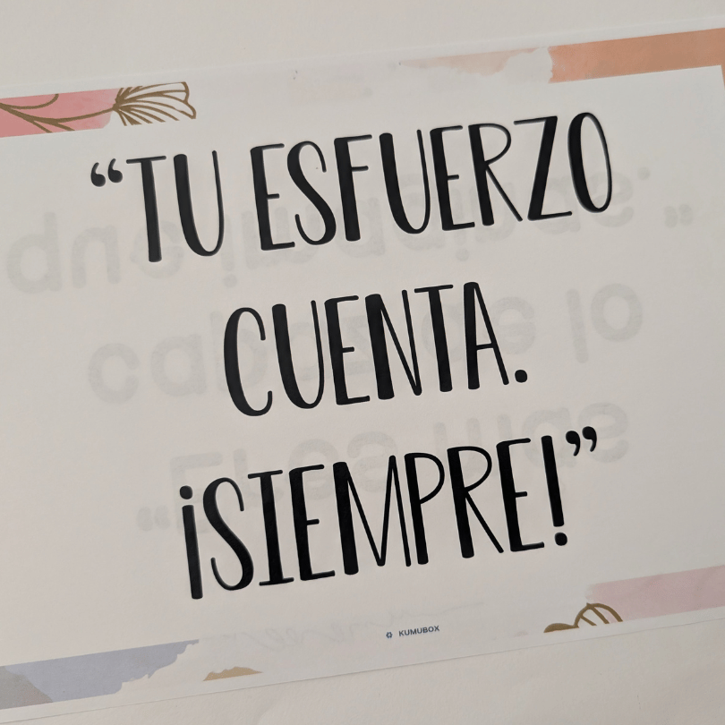 Carteles motivadores para trabajar la autoestima en el aula, imprimibles y decorativos, ideales para crear un entorno positivo y fomentar el bienestar emocional