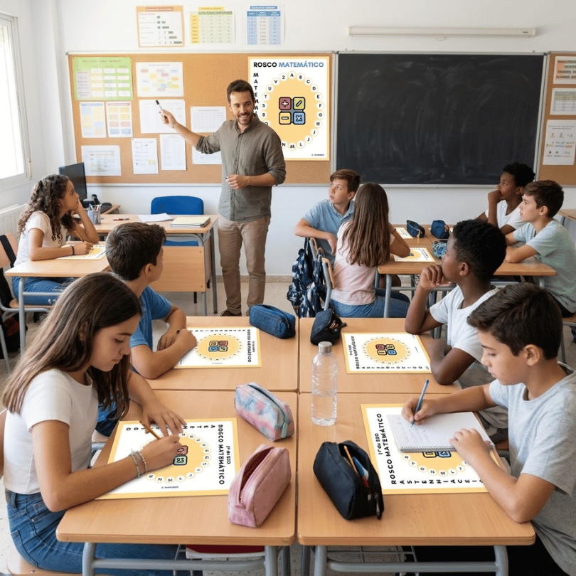 Descarga el Rosco Matemático para 1.º de ESO. Un recurso lúdico tipo Pasapalabra para trabajar el cálculo mental con números naturales, decimales y fracciones