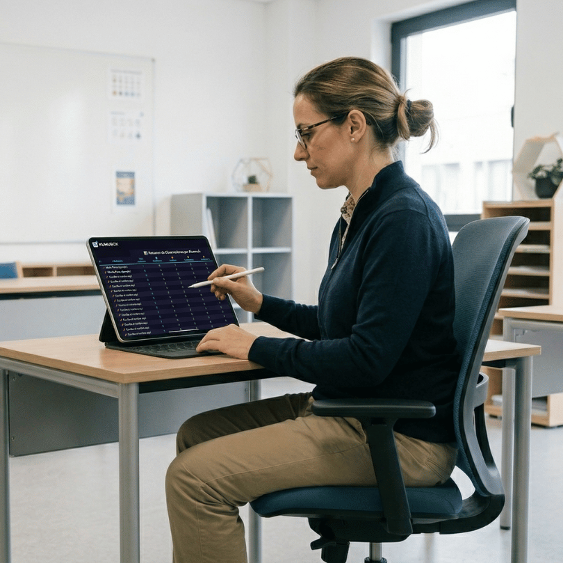 Descarga el Registro Anecdótico de Kumubox. Una herramienta profesional en Excel/Google Sheets para documentar comportamientos, logros y evolución del alumnado