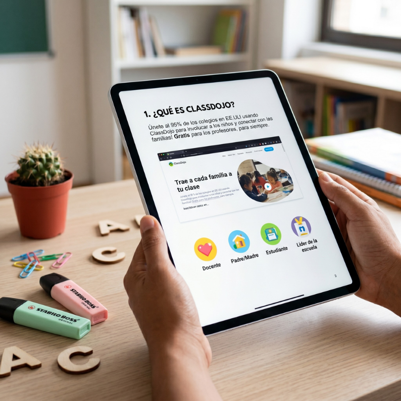 esta guía te introduce a classdojo una plataforma innovadora para la gestión del aula que facilita la comunicación entre docentes alumnado y familias aprenderás...