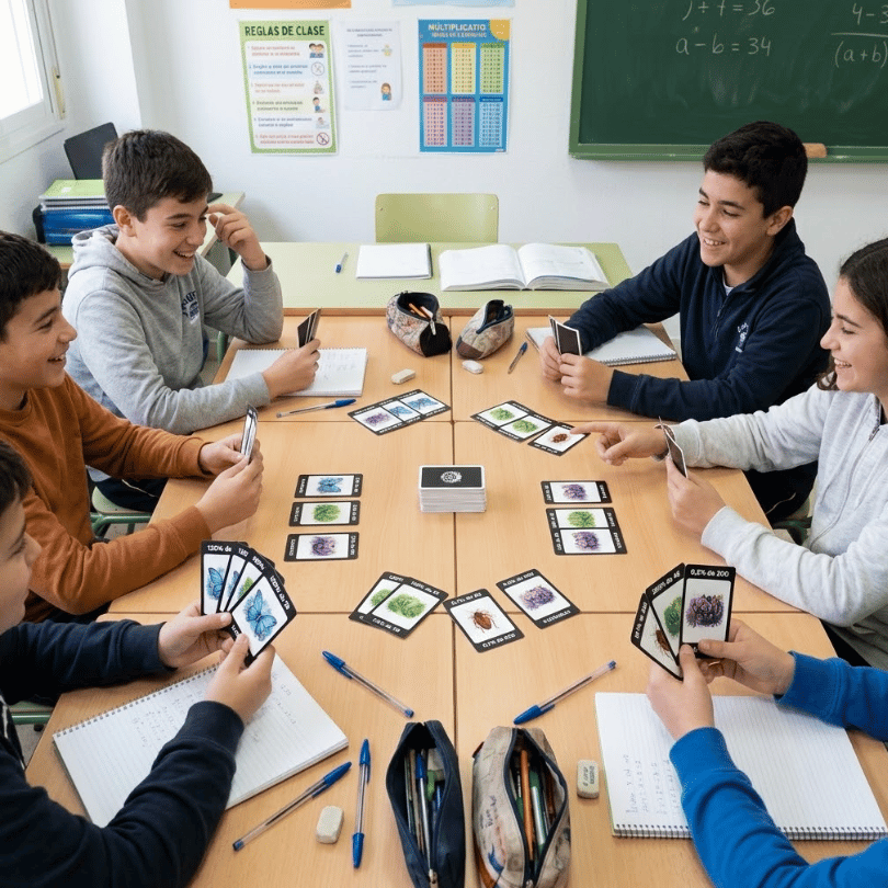 Descubre la adaptación didáctica del juego "La Polilla Tramposa" para trabajar porcentajes, decimales y fracciones en 1º de ESO.