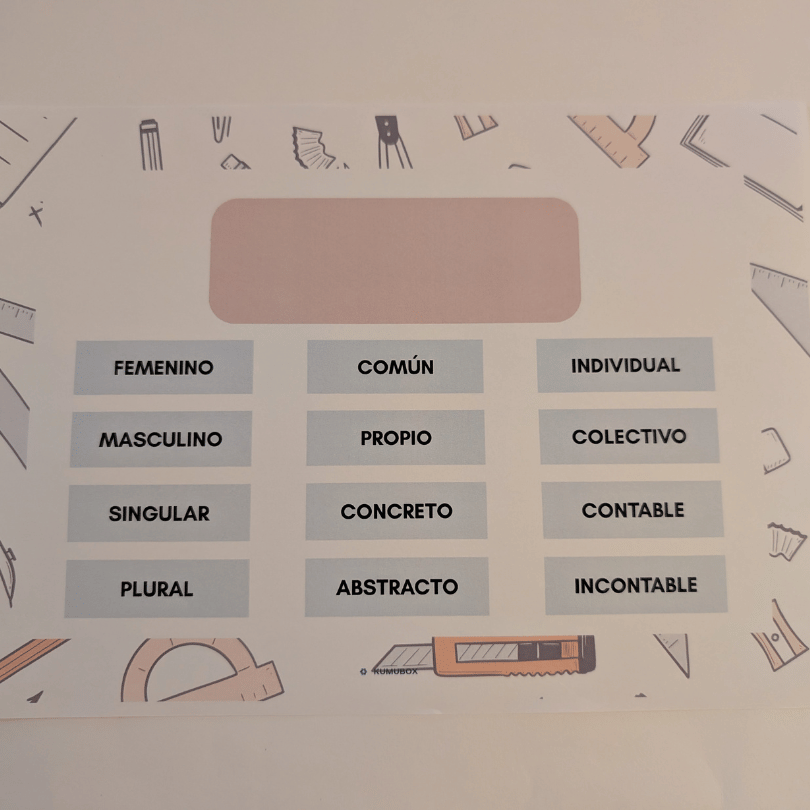 Ficha para trabajar el análisis del sustantivo: tipo, género, número y función. Ideal para reforzar contenidos gramaticales en primaria con actividades claras