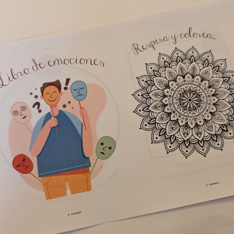 Libro de actividades para trabajar las emociones en infantil y primaria. Ideal para tutoría, rincones de calma y programas de educación emocional.
