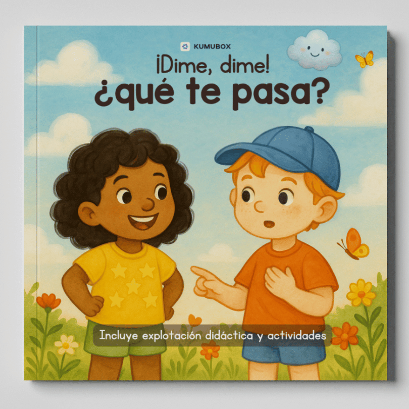 Cuento para trabajar la expresión de emociones, el diálogo y la escucha activa desde edades tempranas. Fomenta la comunicación verbal oral.