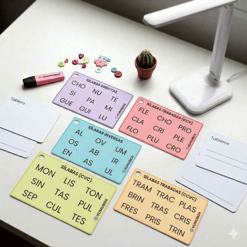 este recurso contiene 20 tarjetas diseñadas para trabajar la concienciación silábica de manera oral con alumnado con dislexia cada tarjeta presenta nueve combin...