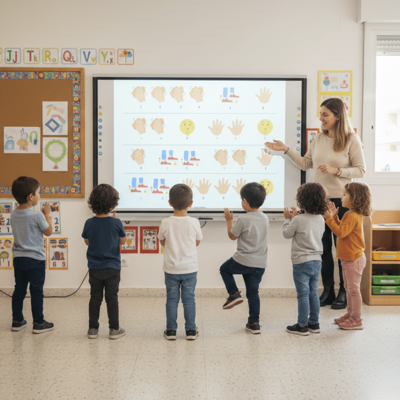 Recurso educativo que permite explorar la voz, el ritmo y los instrumentos musicales mediante actividades lúdicas y manipulativas.