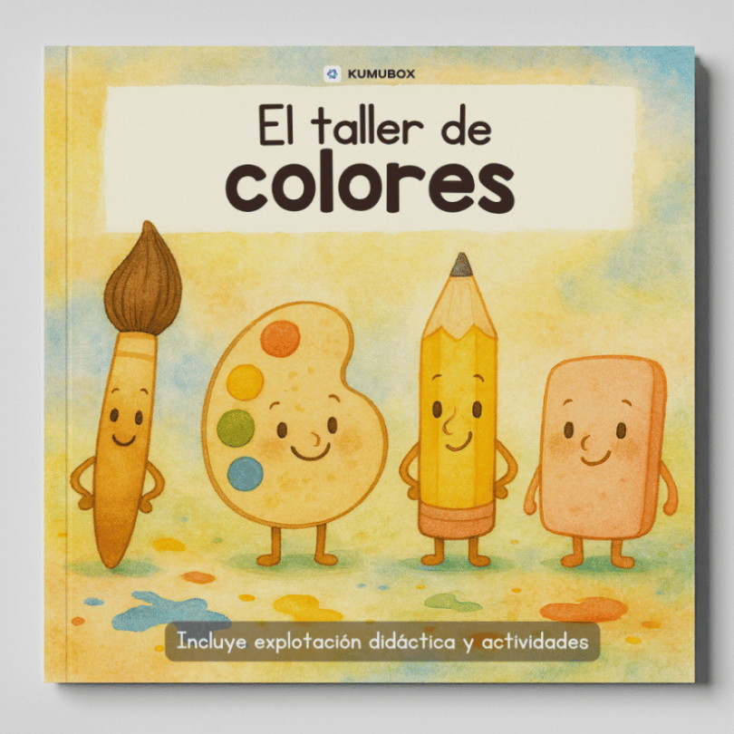 Cuento infantil para trabajar los colores y la expresión plástica, fomentando la creatividad, la educación emocional y la conciencia artística
