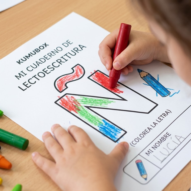 Este cuadernillo de lectoescritura está diseñado para ayudar a los niños y niñas de Educación Infantil a trabajar la letra Ñ de manera lúdica y didáctica. Conti