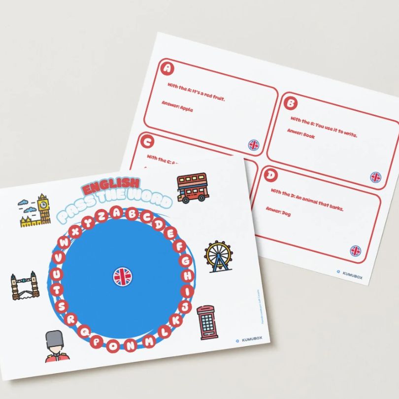 Juego educativo tipo Pasapalabra para aprender vocabulario en inglés sobre seguridad e higiene. Ideal para Formación Profesional, secundaria o inglés