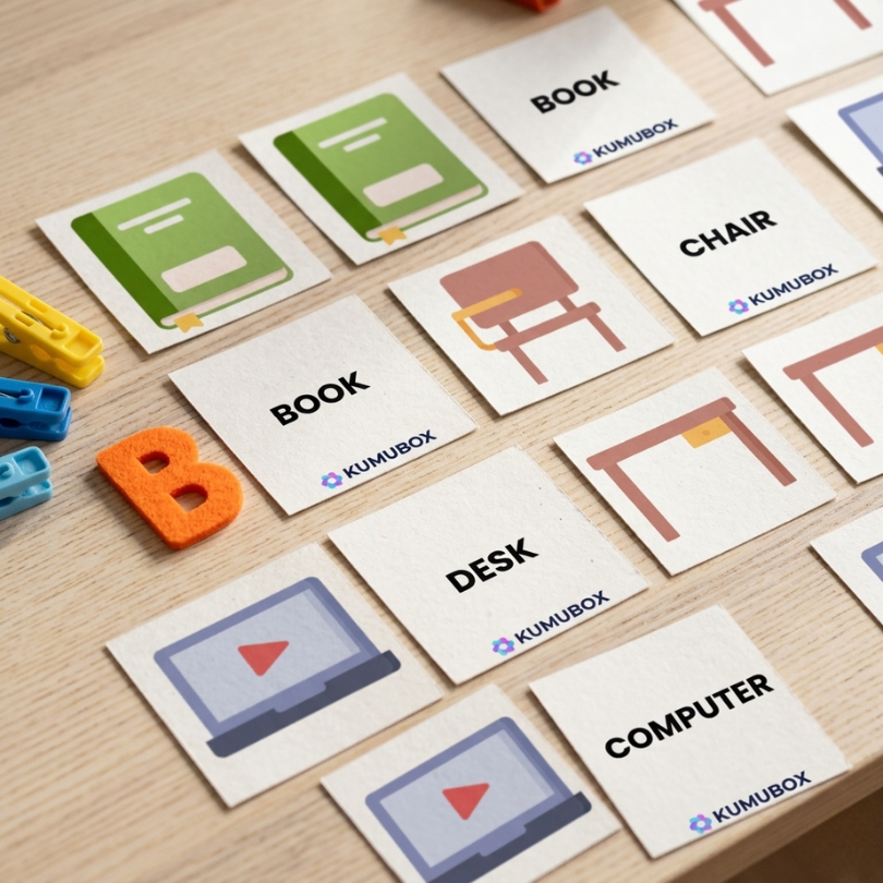 this educational resource consists of 96 memory game cards featuring 32 different schoolrelated concepts in english the set includes 64 imagematching cards and...