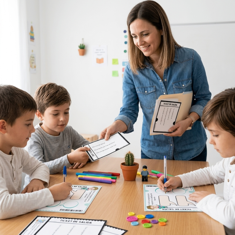 más de 20 páginas de exit tickets en español e inglés para evaluar de una forma diferente los conocimientos y el progreso de tu clase    nbsp