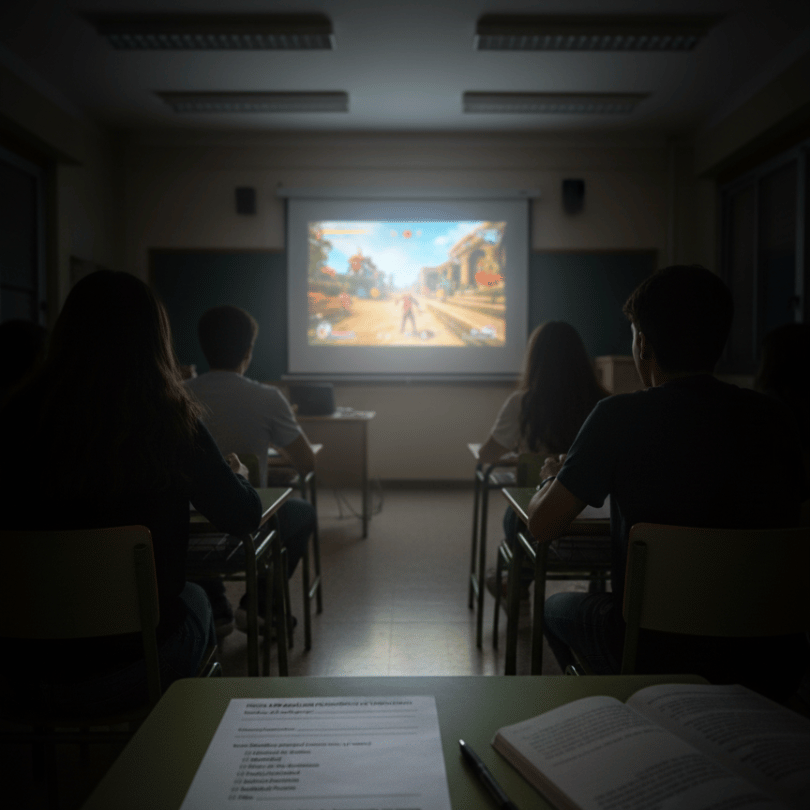 Recurso educativo para trabajar filosofía a través de los videojuegos, analizando dilemas éticos, identidad digital, libertad y realidad virtual en secundaria