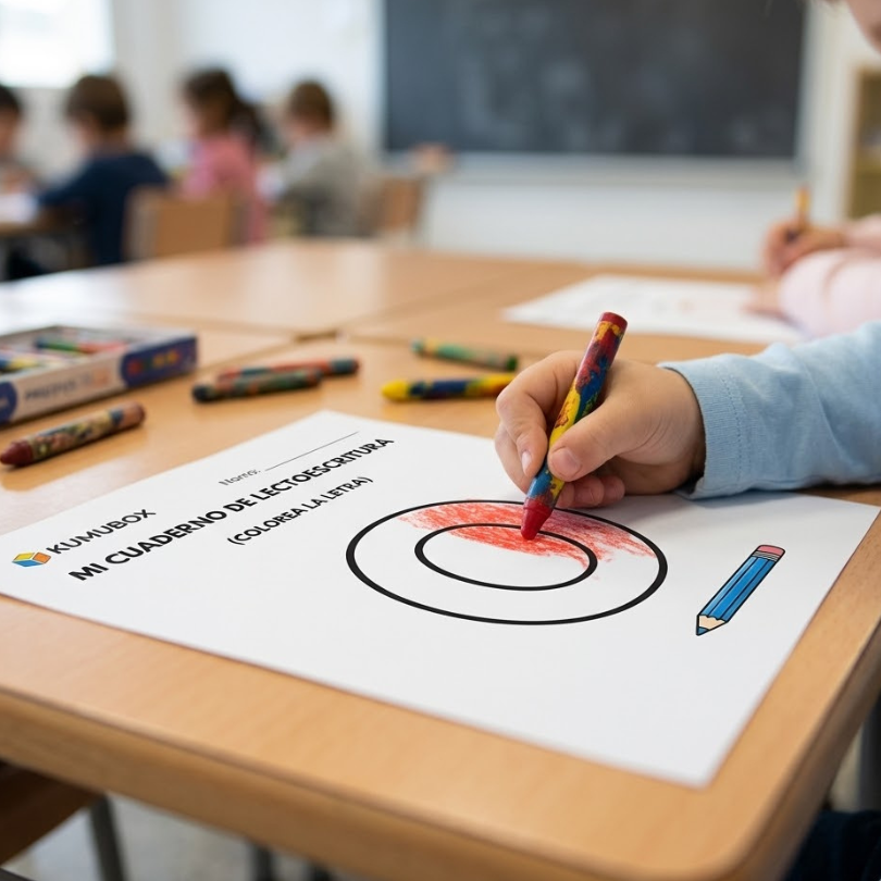 este cuadernillo de lectoescritura está diseñado para que los niños y niñas de infantil trabajen de manera individual la letra o contiene 10 fichas fotocopiable...