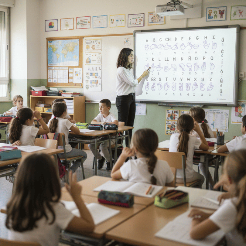 Recurso educativo de Primaria para trabajar el Braille y la Lengua de Signos Española mediante actividades prácticas que fomentan la inclusión, la accesibilidad