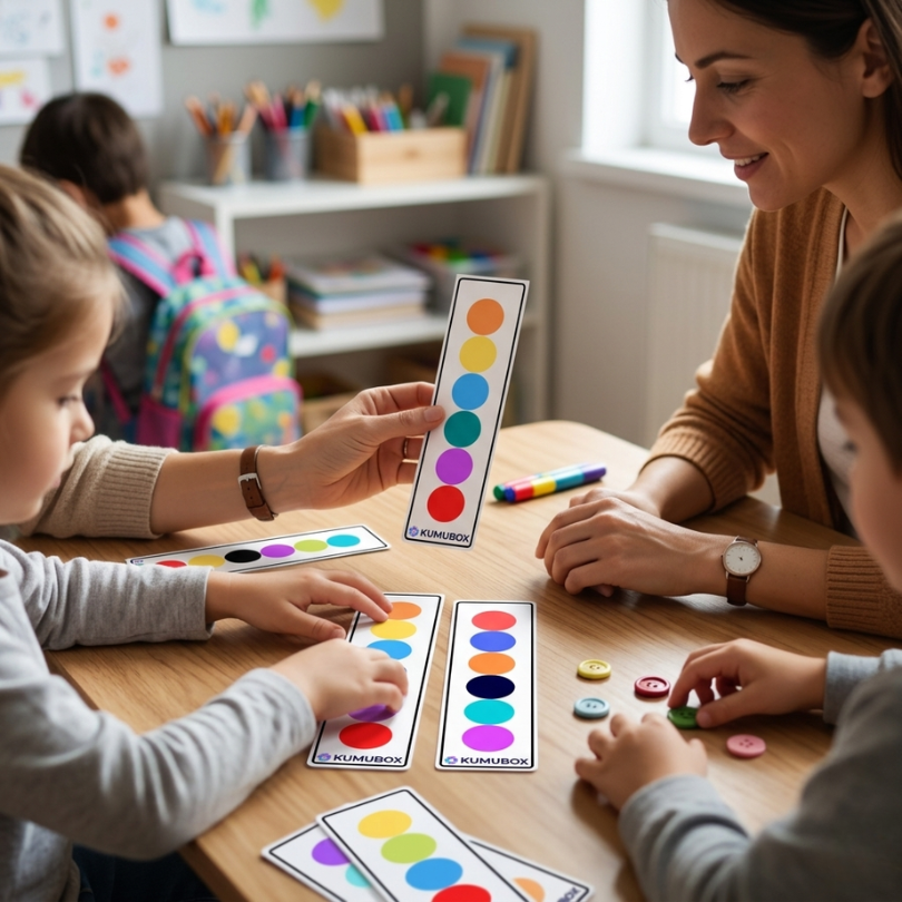 este recurso educativo incluye 30 fichas con códigos de color organizadas en 15 pares diseñadas para trabajar la asociación lógica y la concentración en alumnos...