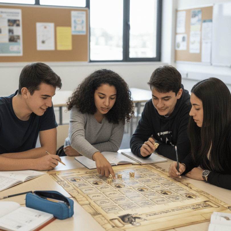 Descarga estos tableros didácticos sobre Immanuel Kant. Ideales para repasar ética y epistemología en Bachillerato mediante juegos y retos visuales.