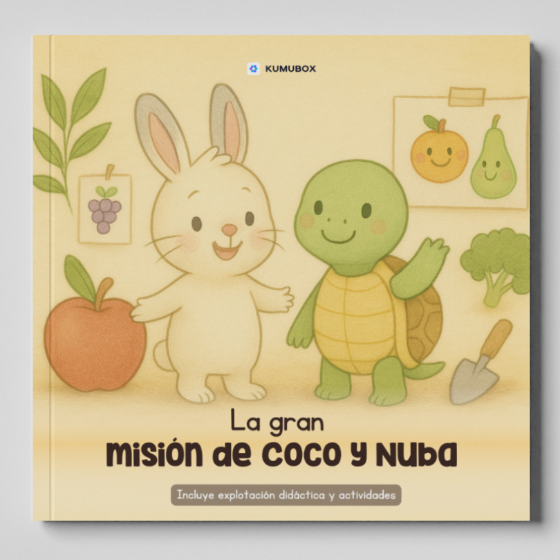 Cuento educativo para trabajar hábitos saludables y el cuidado del entorno en infantil y primaria. Coco y Nuba enseñan a través de una historia divertida