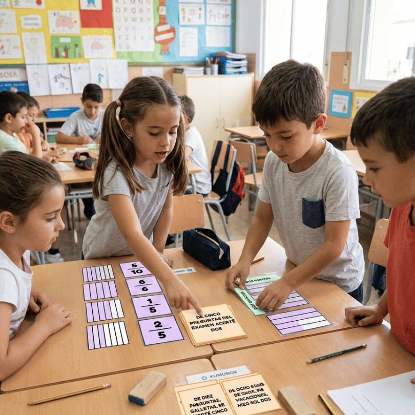 Recurso manipulativo para trabajar fracciones propias con denominador hasta 12 en 3º y 4º de Primaria. Incluye lectura, y representación gráfica.