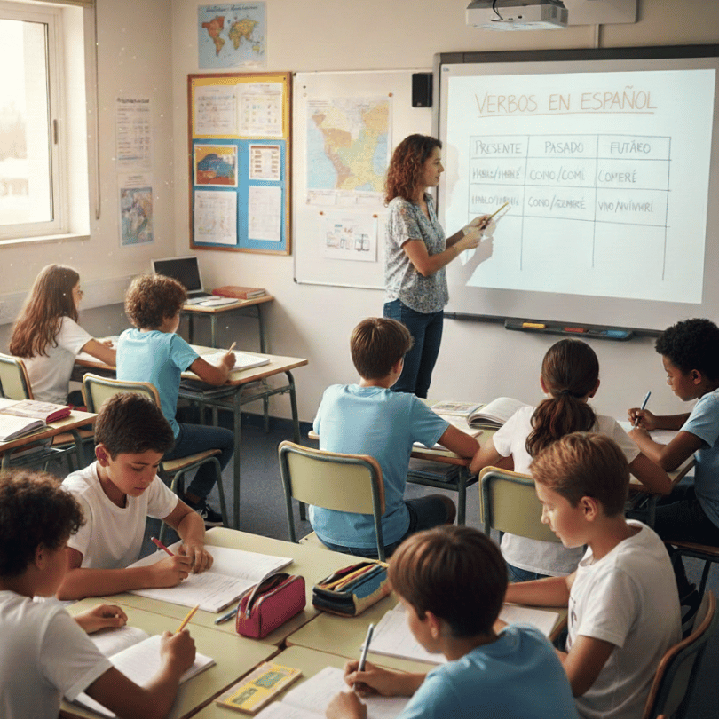 Situación de aprendizaje de Lengua Castellana para 6.º de Primaria centrada en los verbos y sus formas verbales.