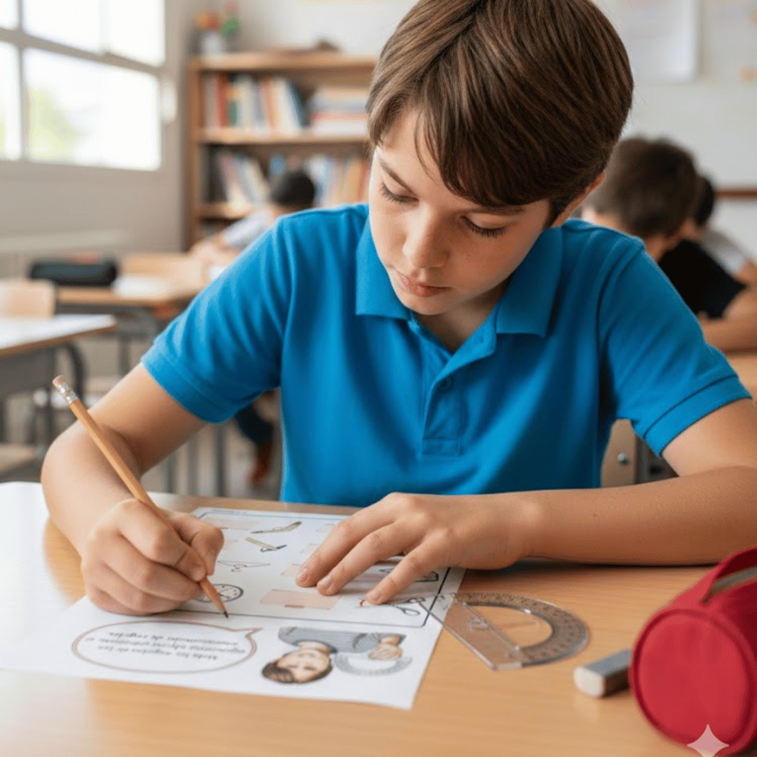 Recurso didáctico multilingüe de matemáticas para primaria sobre instrumentos de medida. Actividades prácticas para medir ángulos.