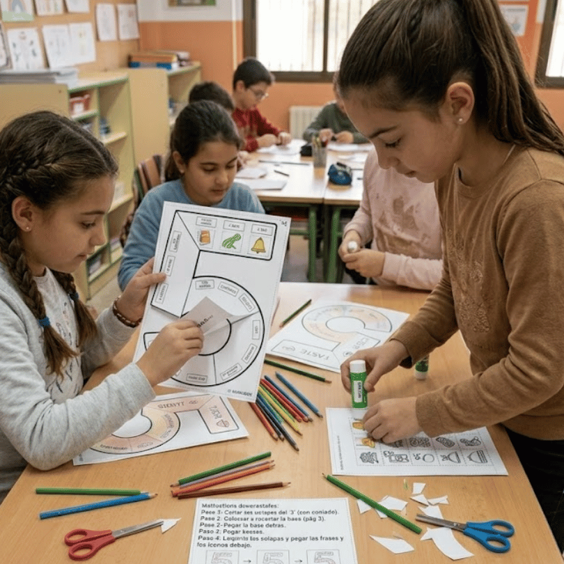 Descarga "5 Senses Pop-up Puzzle", una actividad manipulativa e interactiva para que tus alumnos de Primaria aprendan los sentidos en inglés de forma visual