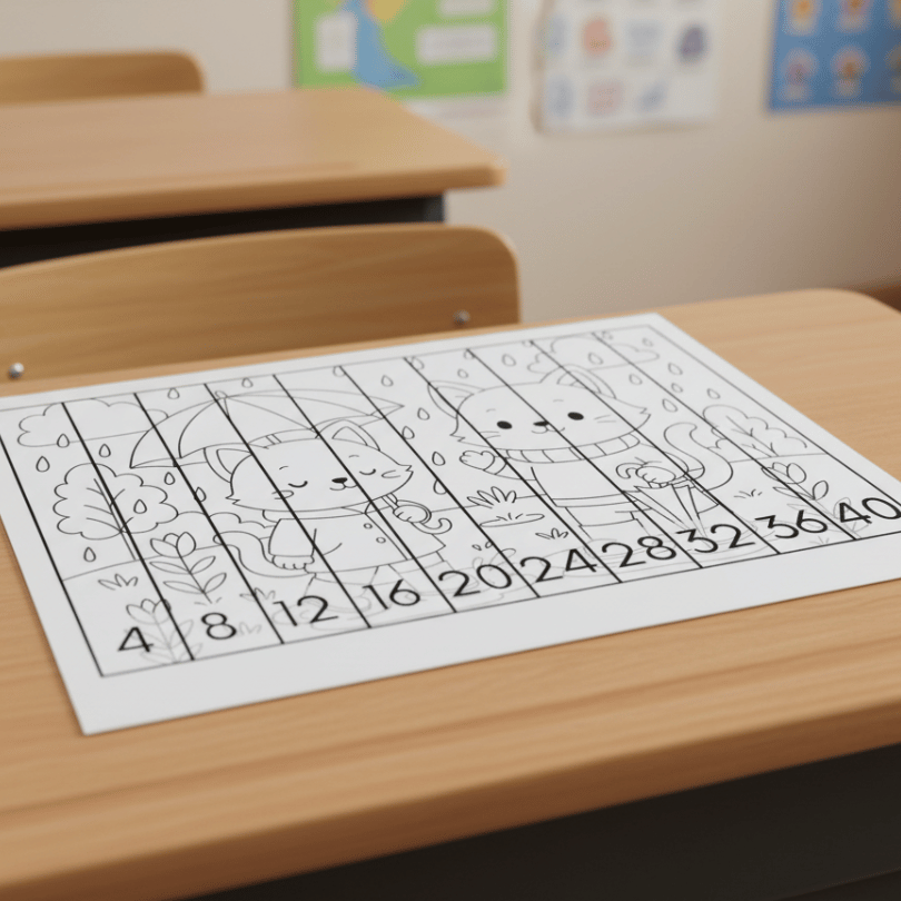 Puzzles manipulativos del 0 al 100 para trabajar conteo, orden numérico y atención visual en Primaria, con plantilla de apoyo para reforzar la comprensión del s