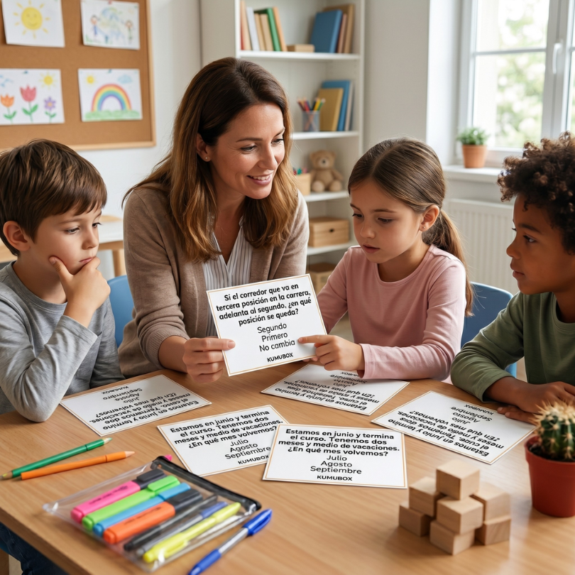 este recurso educativo contiene 16 tarjetas con inferencias verbales cada una con tres posibles respuestas diseñado para segundo ciclo de primaria promueve la a...